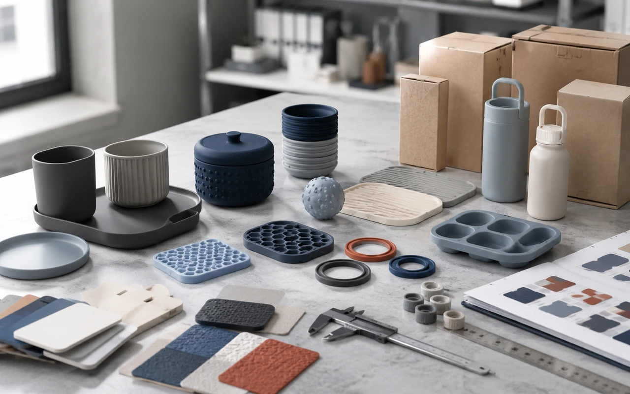 Private-label silicone product development samples